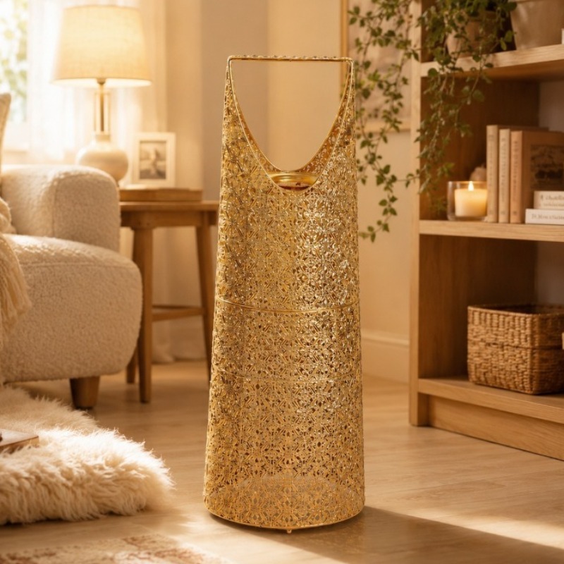 In Home Fragrance Products - Bliskowschodnie kadzidełniki z ażurowym żelaznym wykończeniem,
