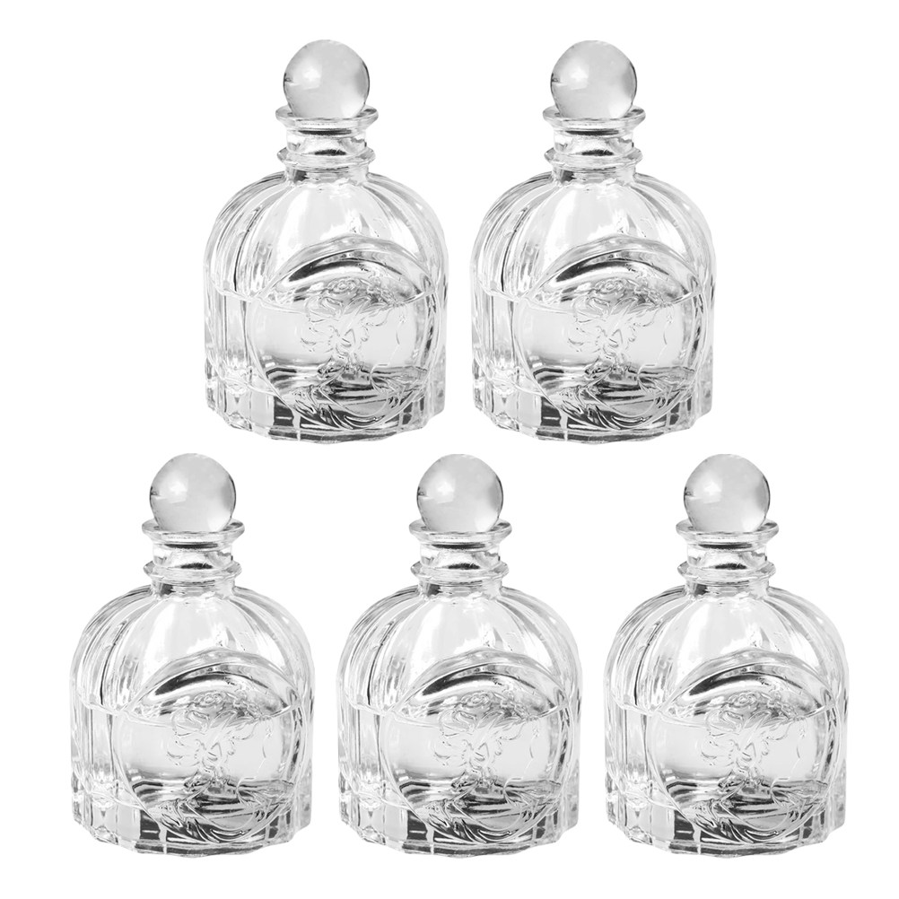 Home Fragrance Diffusers - 5 Zestawów Przezroczystych Butelek na Perfumy