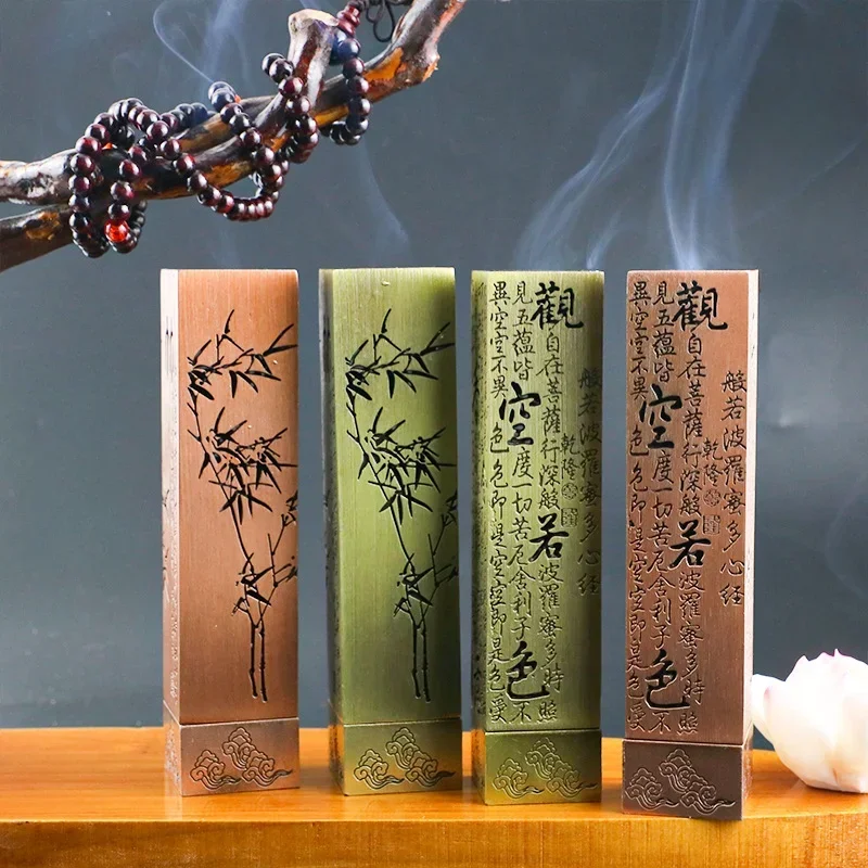 Home Fragrance Incense Sticks - Ozdoby do herbaciarni, buddyjskie sutra, kadzielnica