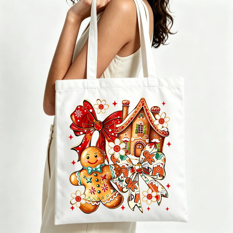 Home Fragrance Gingerbread - Torba płócienna z grafiką piernikowego domku