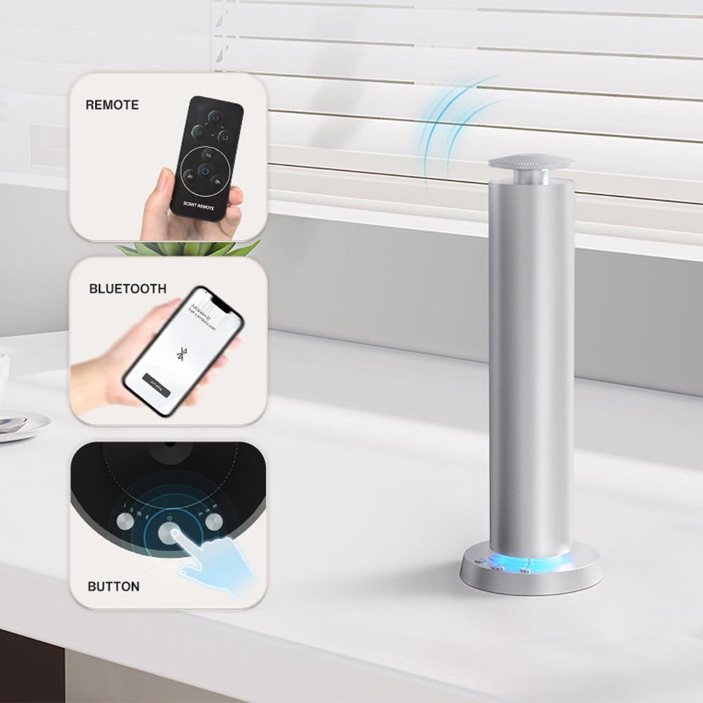 Home Fragrance Diffusers - Domowy dyfuzor zapachowy Bluetooth, metalowy, na