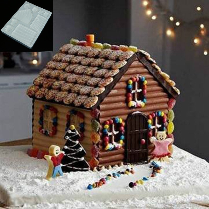 Home Fragrance Gingerbread - 3D drzwi do domu DIY silikonowe