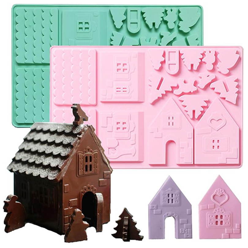 1PC dom bożonarodzeniowy klock – Home Fragrance Gingerbread recenzja i cena