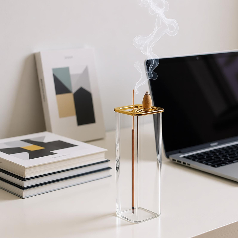 Metalowy szklany podwójny paln – Home Fragrance Incense Sticks recenzja i cena