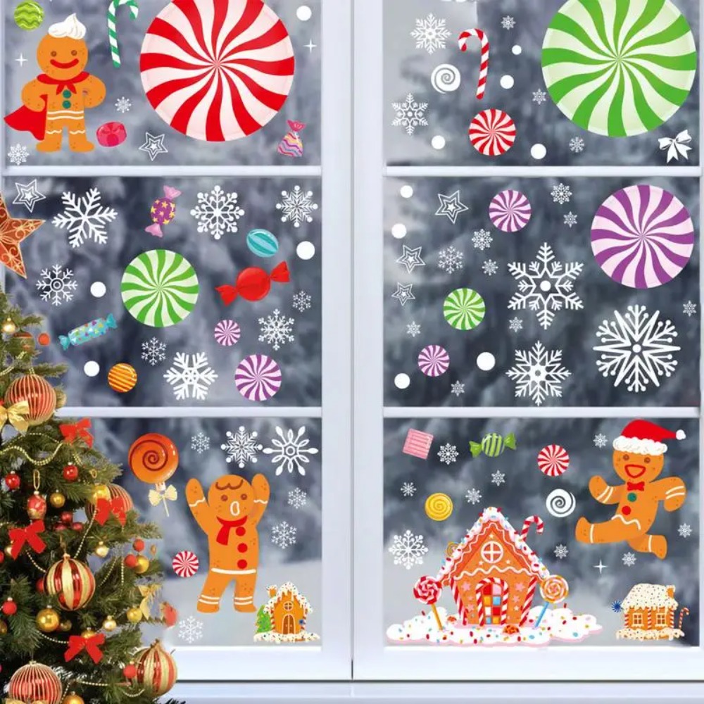 Naklejki na okno z piernikowym – Home Fragrance Gingerbread recenzja i cena