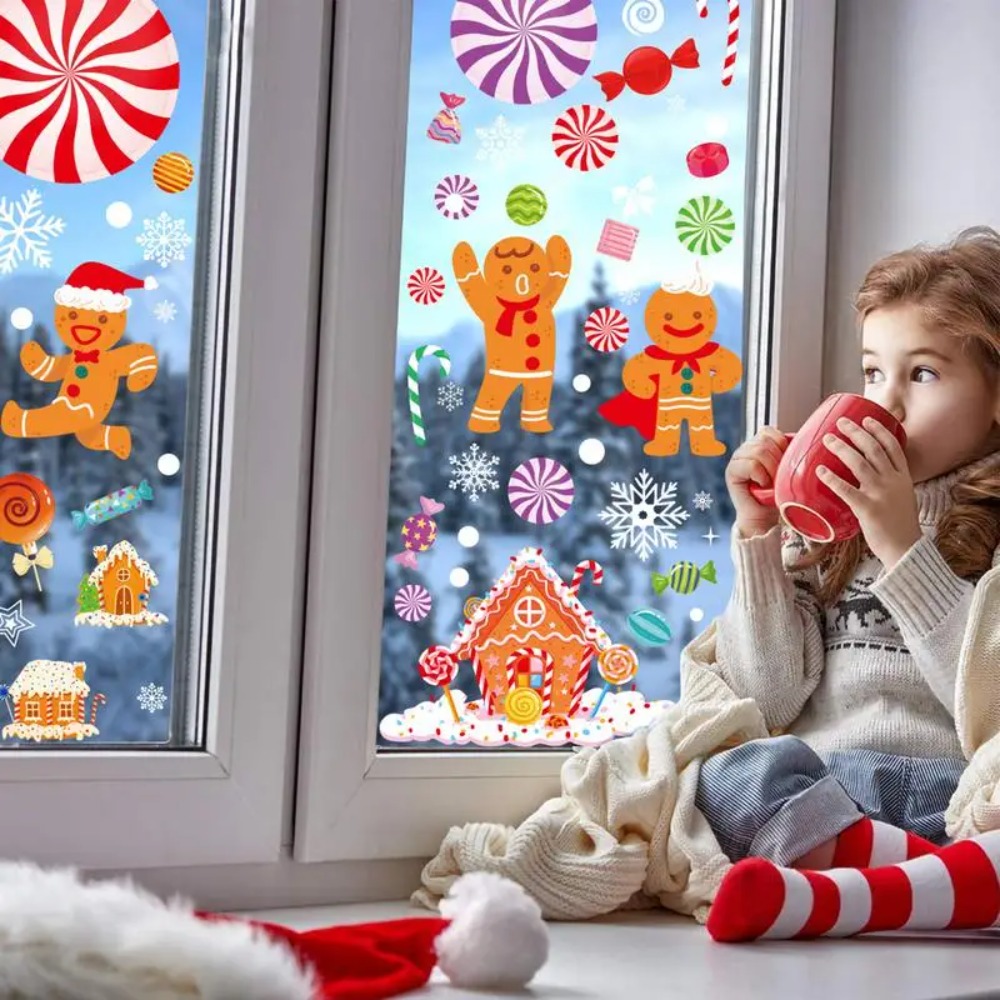 Naklejki na okno z piernikowym – Home Fragrance Gingerbread recenzja i cena